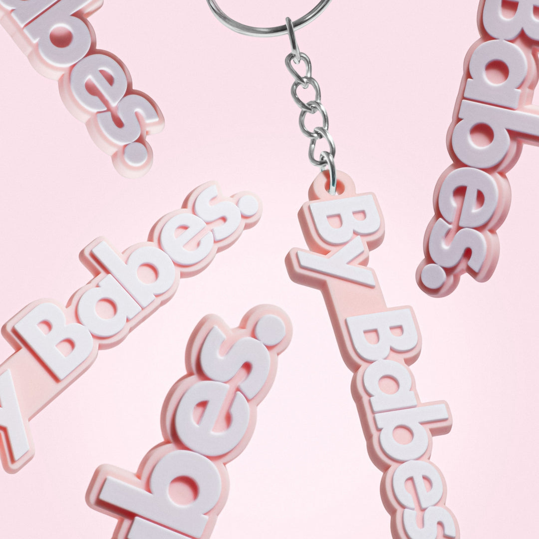 By Babes Branded KeyRing
