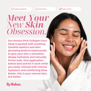 Korean Pink Collagen Face Masks